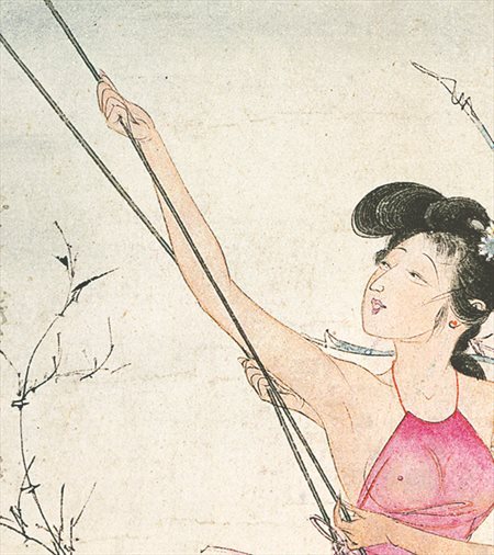 德保县-胡也佛的仕女画和最知名的金瓶梅秘戏图